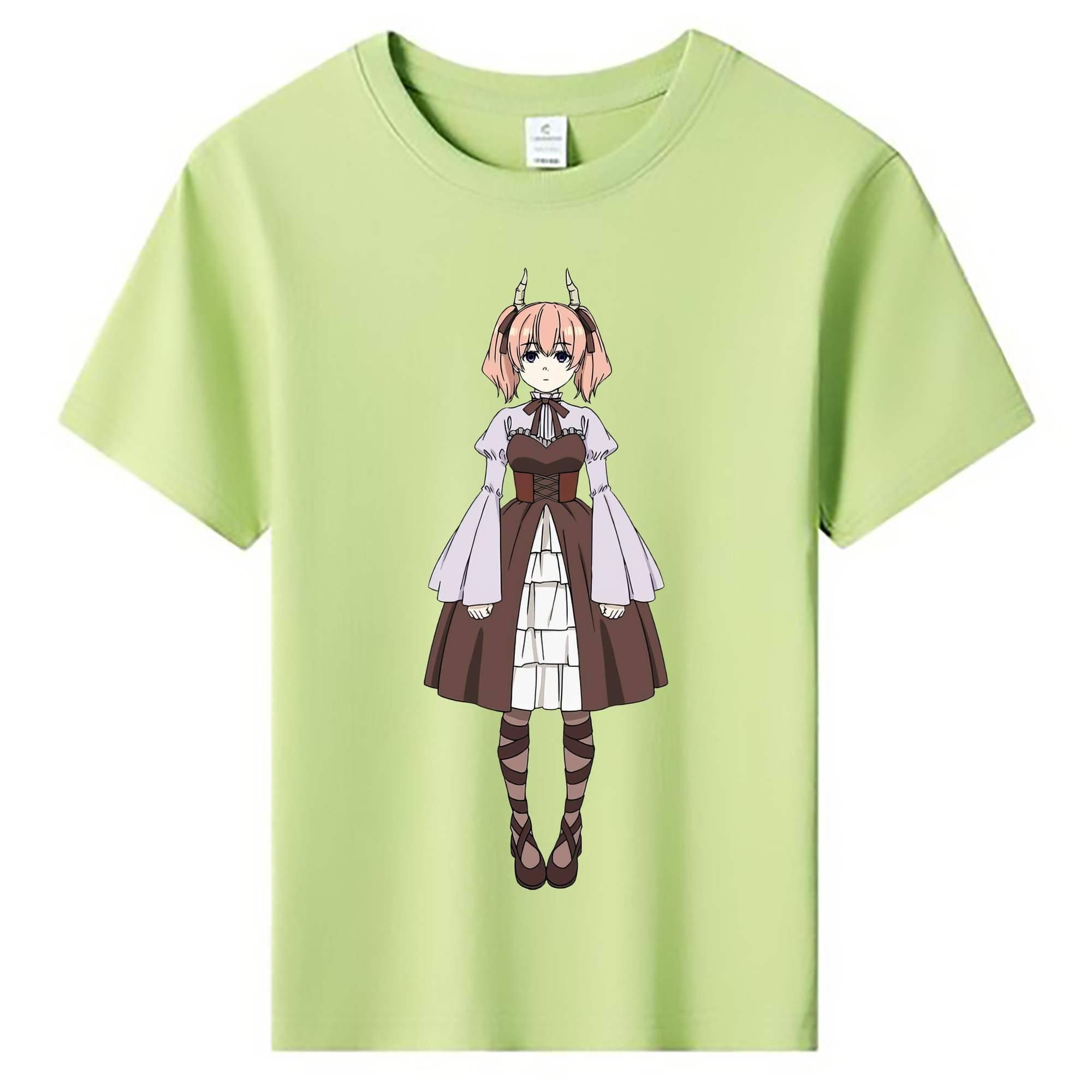 （画像用） 葬送のフリーレン Frieren 綿100％キッズTシャツ（フロントプリント）